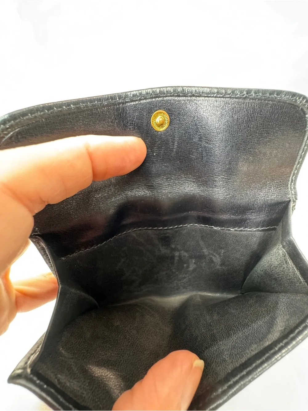 Gucci Vintage Black Sherry Line Horsebit Wallet